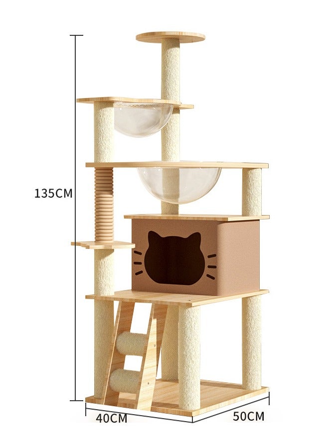 Cat Tree Tower Scratching Post Scratcher Cats Condo House Bed Furniture