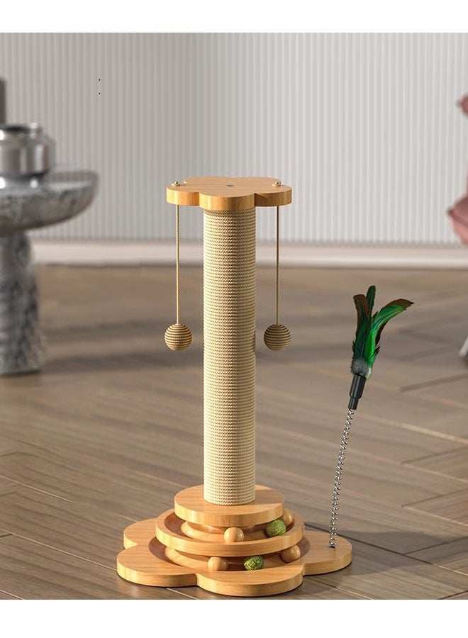 Multi-Level Kitten Play Tree with Scratching Post and Ladder