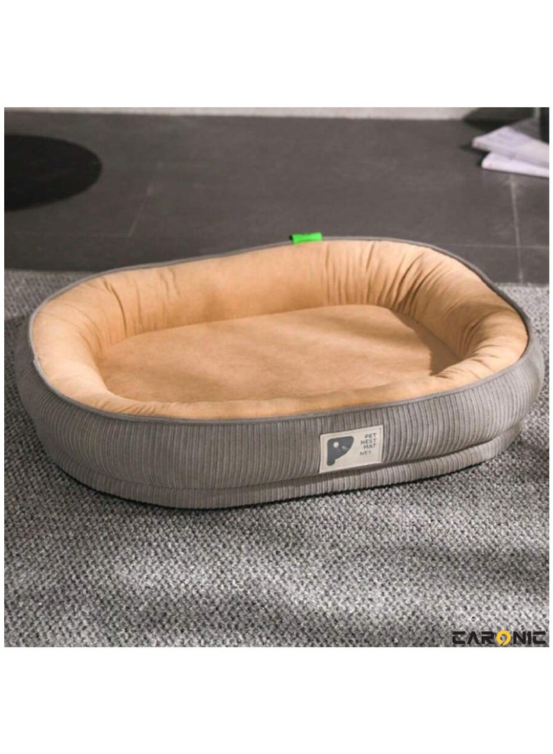Pet Round Bed of Calming Dog Bed For Small Dog Faux Fur Cat Bed for Cat Comfortable And Soft