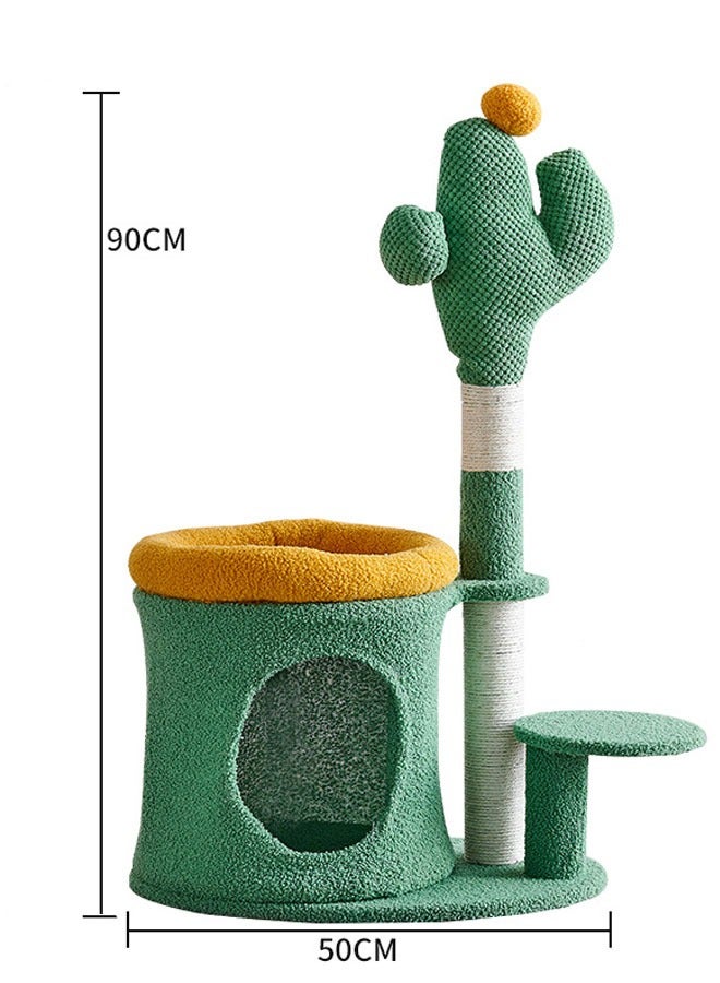 Multi-Level Kitten Play Tree with Scratching Post and Ladder