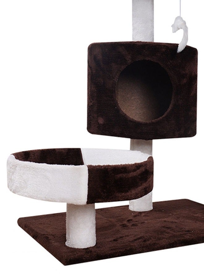 Multi-Level Kitten Play Tree with Scratching Post and Ladder