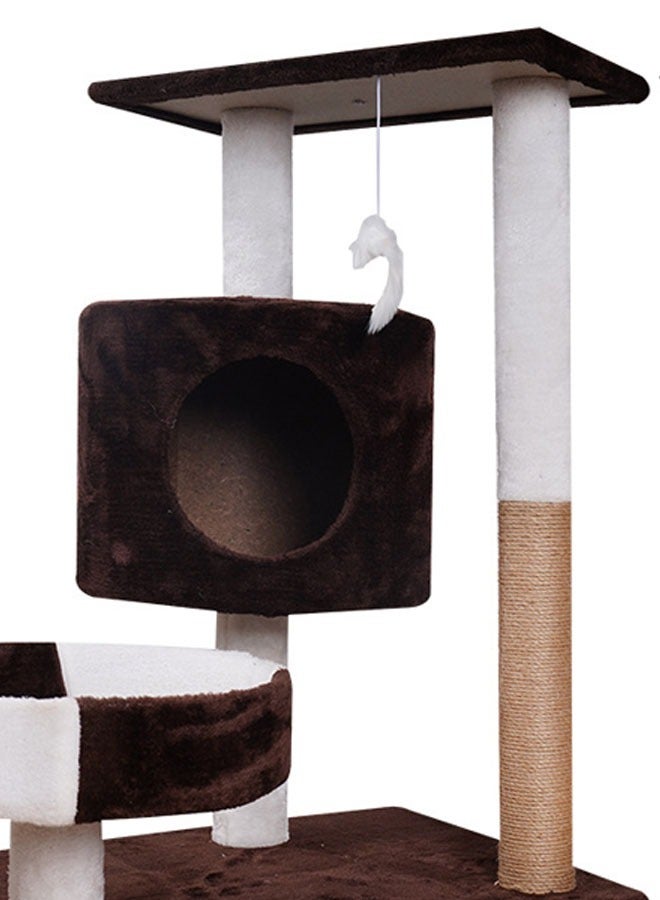 Multi-Level Kitten Play Tree with Scratching Post and Ladder