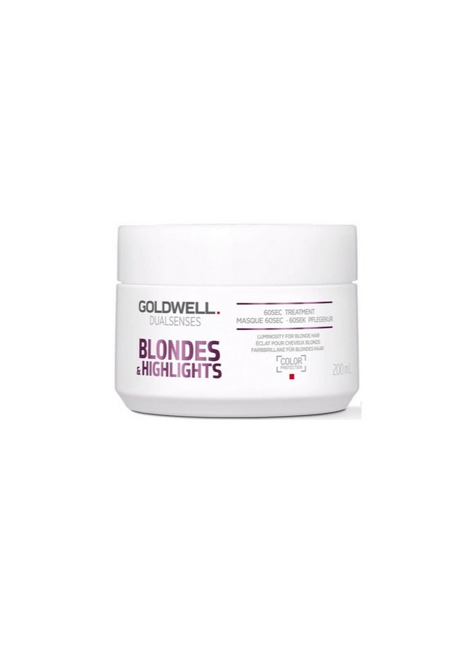Goldwell Blonde and Highlights Anti-Yellow 60Sec Treatment 200ml