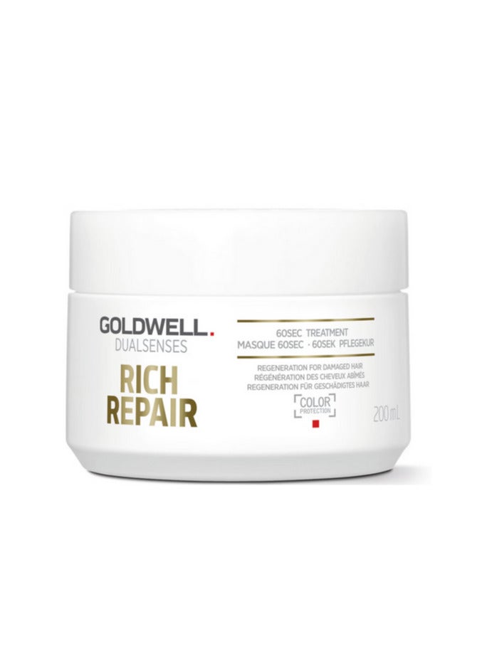 Goldwell Dualsenses Rich Repair Restoring 60Sec Treatment 200ml