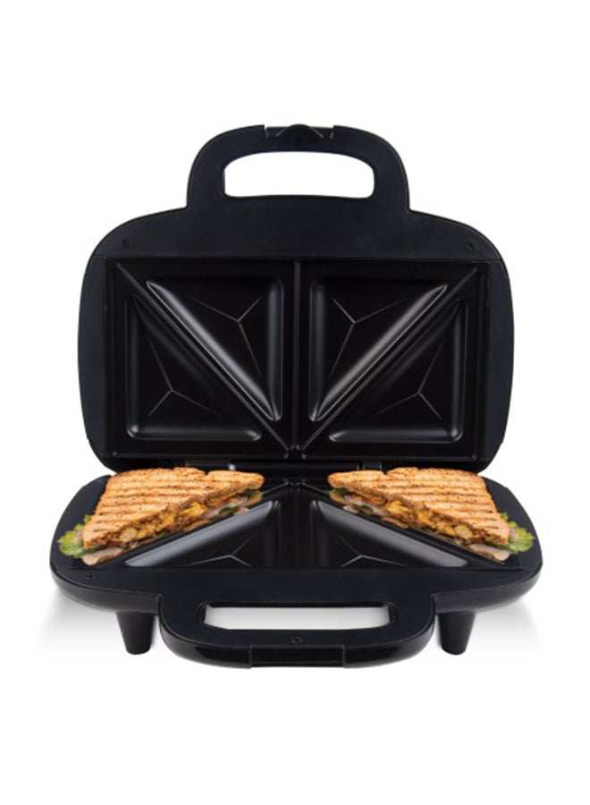 AFRA Grill and Sandwich Maker, Non-Stick Surface, 2 Slice Slots, Black, Stainless Steel, 700W, G-Mark, ESMA, RoHS, CB, AF-20700TOSS, 2 years warranty 700 W AF-20700TOSS Black