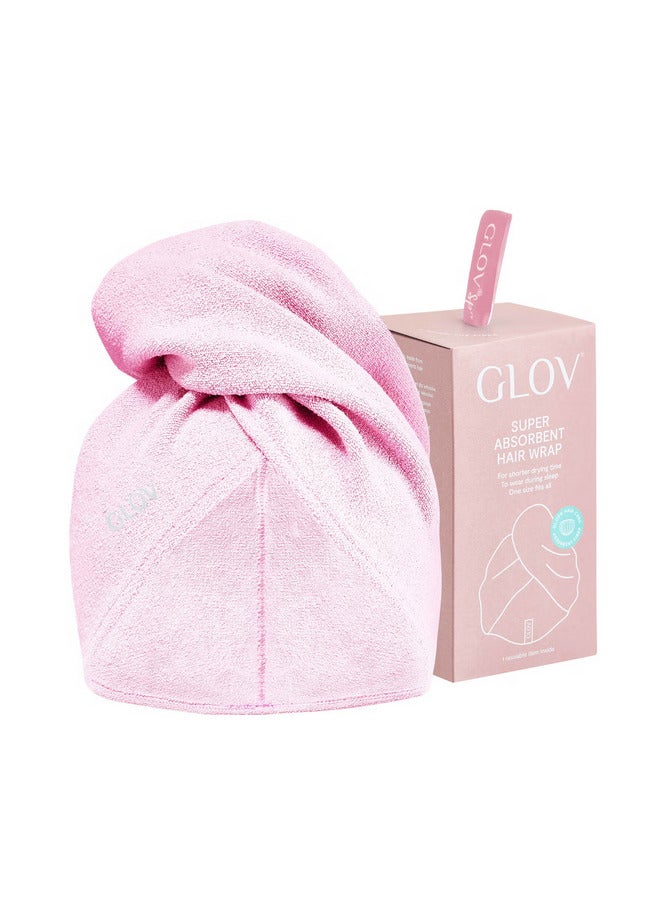 GLOV® Ultra–Absorbent Hair Towel Wrap - Pink