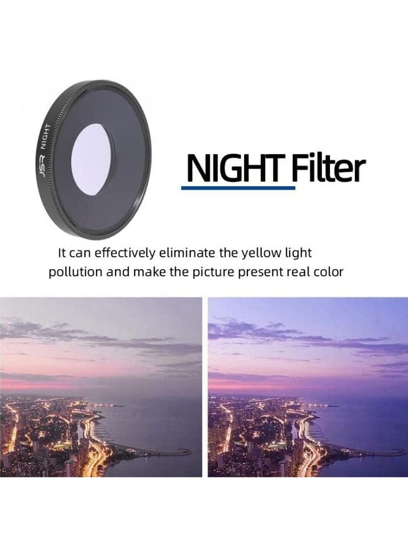 Filter for DJI OSMO Action 3 UV CPL ND ND/PL Filter Accessories for OSMO Action 3 Camera (CPL+ND8+ND16)