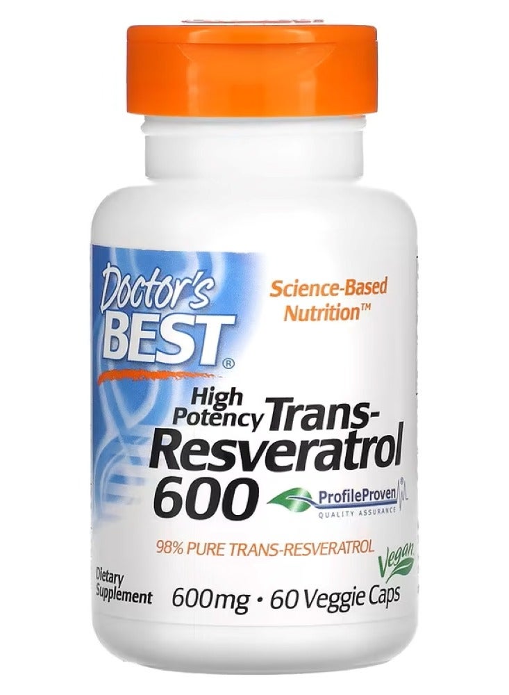 Trans-Resveratrol 600mg 60VC