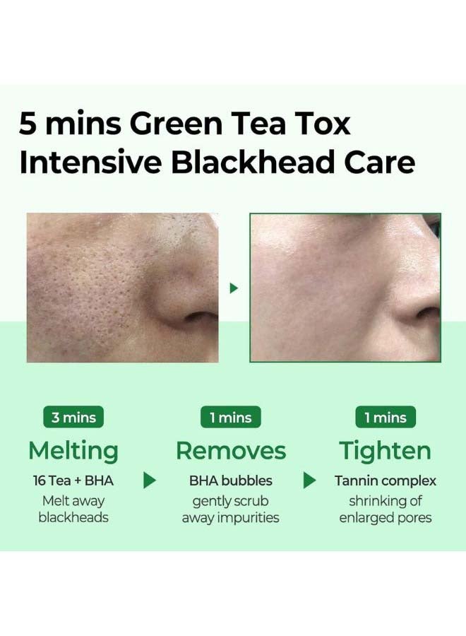 Bye Bye Blackhead 30 Days Miracle Green Tea Tox Bubble Cleanser, 4.23 Oz Packaging May Vary 120grams