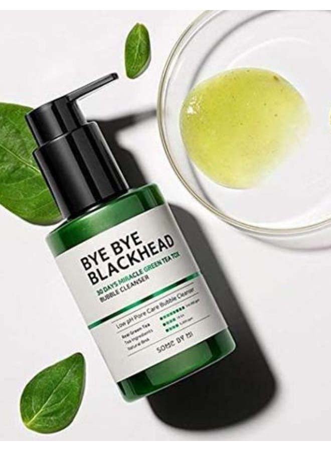 Bye Bye Blackhead 30 Days Miracle Green Tea Tox Bubble Cleanser, 4.23 Oz Packaging May Vary 120grams