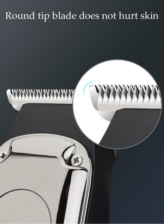 Smart Hair Clippers Electric with 5 Kinds of Positioning Combs Turbo Motor Hair Cutting Kit Pro Mens Clippers, Cordless Rechargeable Hair Trimmer Set Professional Barbers Grooming Kit