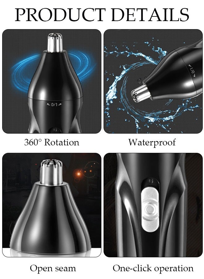 5in1 Shaver Portable Electric Shaver Powerful Storm Shaver for Men with 3 Replacement Headers, Multifunctional Electric Razor, USB Shaver for Travel