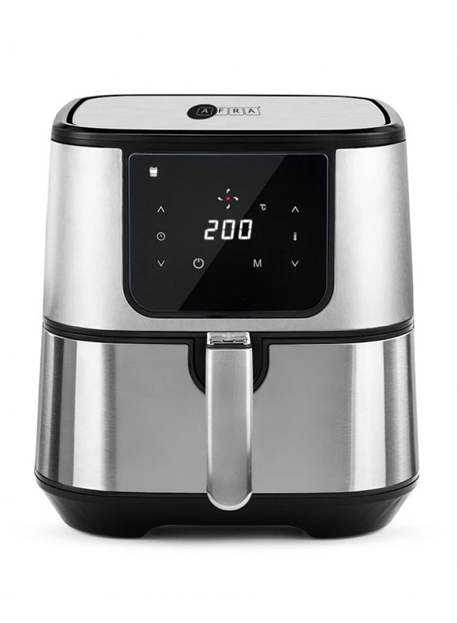 AFRA Air Fryer, 1600-1800W, 5.5L Capacity, Adjustable Temperature, Overheat Protection, Non-Slip Feet, Cool Touch Handle, G-MARK, ESMA, ROHS, and CB Certified, AF-5518AFSS, 2 years warranty 5.5 L 1500 W AF-5518AFSS Silver