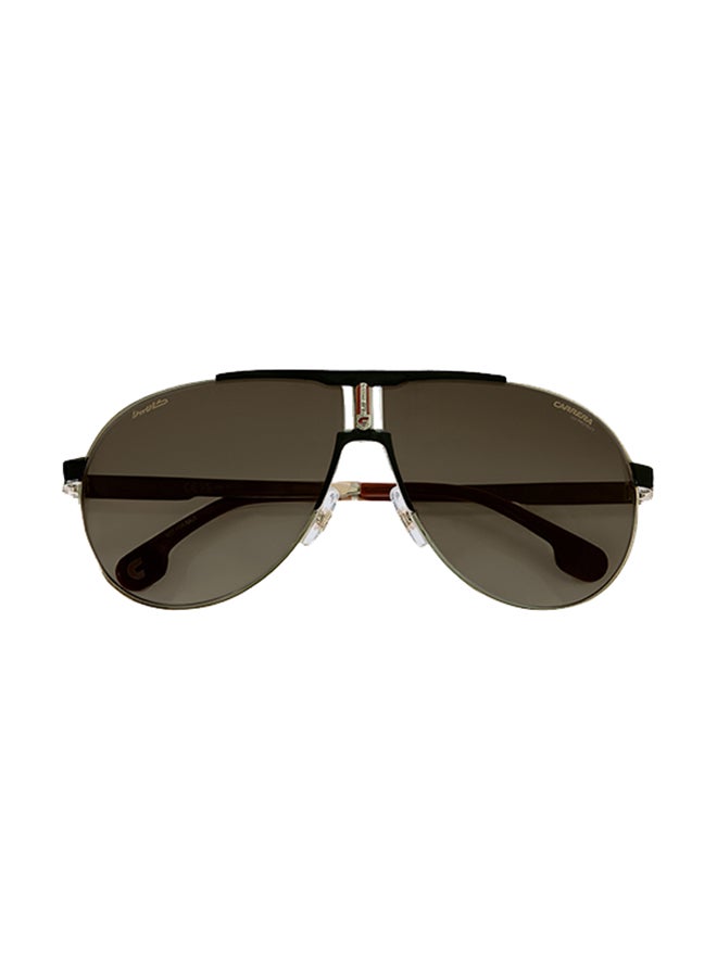 Unisex UV Protection Square Sunglasses - Carrera 1005/Sn Black Millimeter - Lens Size: 66 Mm