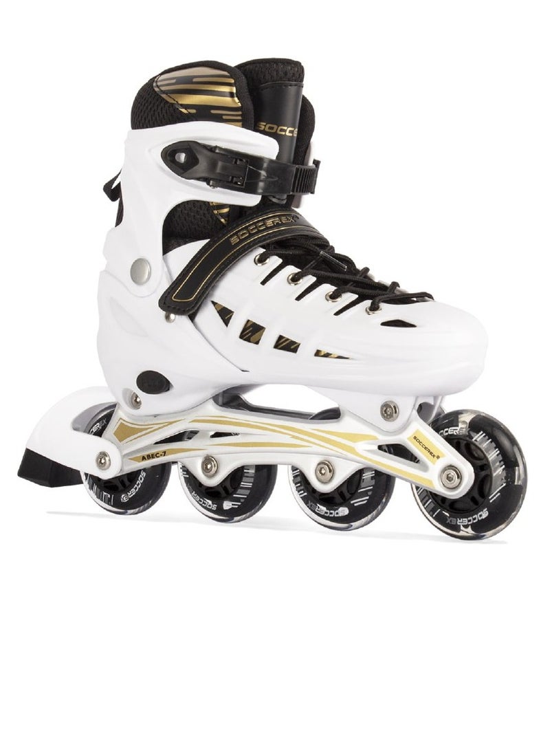 Inline and Roller Skates Shoes for Kids Youth full Set With Helmet and Protection