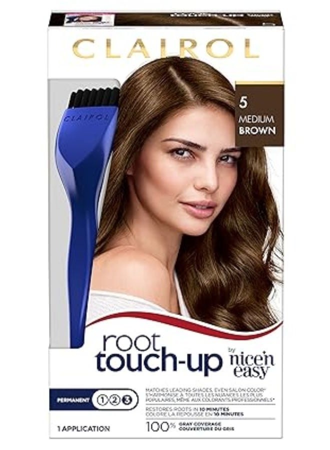 Root Touch-Up by Nice'n Easy Permanent Hair Dye Medium Blonde 5