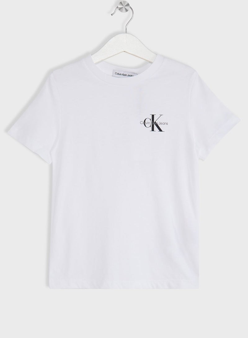 Kids Chest Monogram T-Shirt