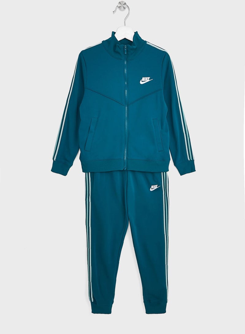 Kids Poly Taped Tracksuit