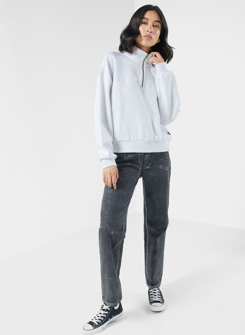 Elevated Double Knit Mock Hoodie