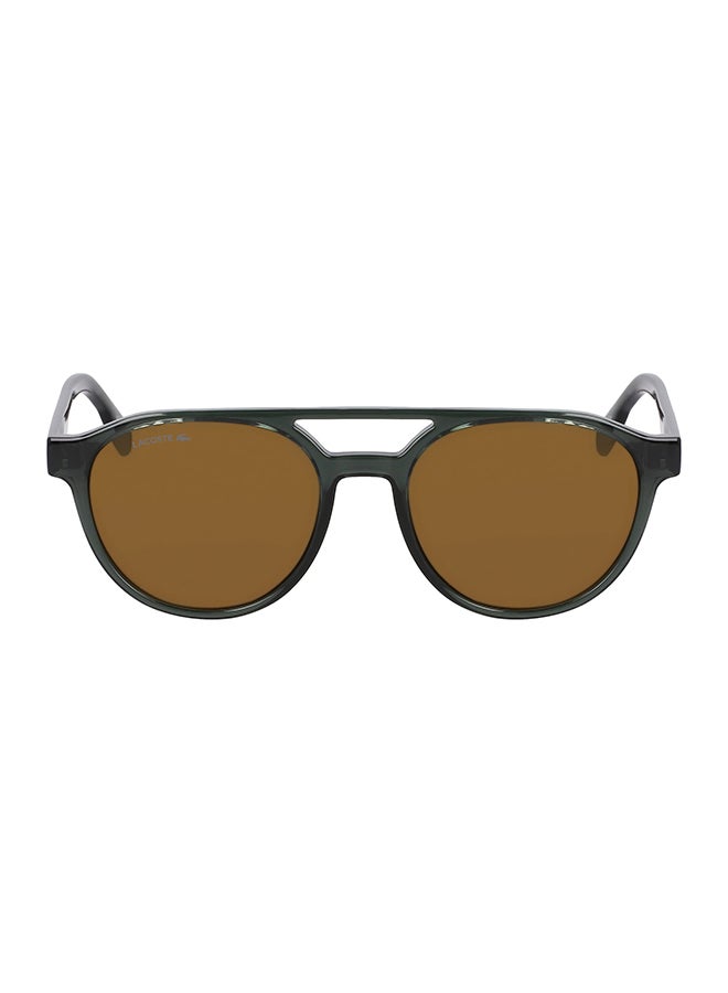 Men's UV Protection Oval Sunglasses - L6008S-035-5319 - Lens Size: 53 Mm