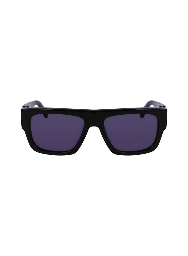 Men's UV Protection Rectangular Sunglasses - CKJ23654S-001-5617 - Lens Size: 56 Mm