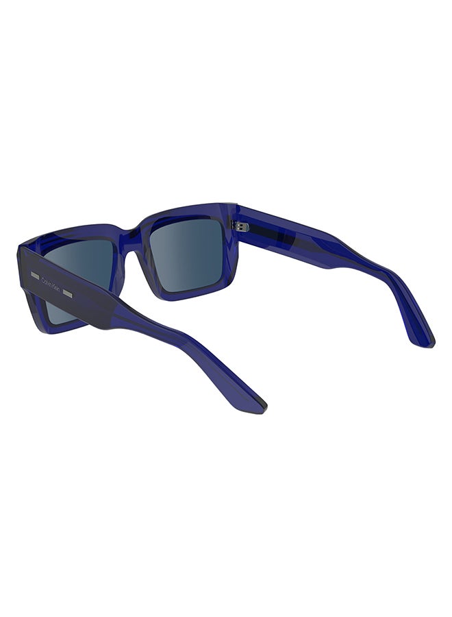 Men's UV Protection Rectangular Sunglasses - CK23538S-400-5518 - Lens Size: 55 Mm