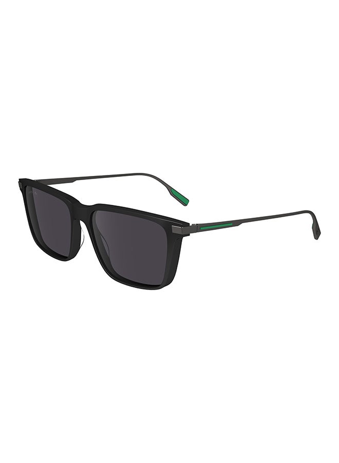 Men's UV Protection Rectangular Sunglasses - L6017S-001-5517 - Lens Size: 55 Mm