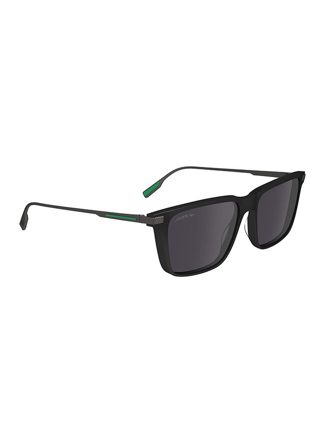 Men's UV Protection Rectangular Sunglasses - L6017S-001-5517 - Lens Size: 55 Mm