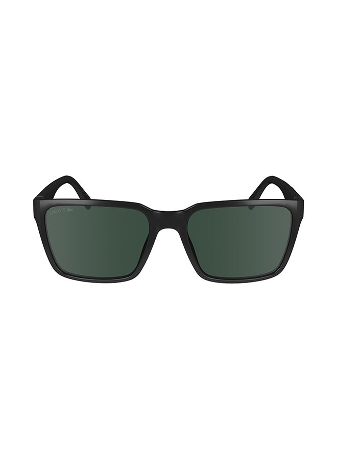 Men's UV Protection Rectangular Sunglasses - L6011S-001-5618 - Lens Size: 56 Mm