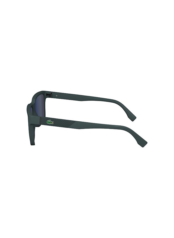Men's UV Protection Rectangular Sunglasses - L6011S-301-5618 - Lens Size: 56 Mm