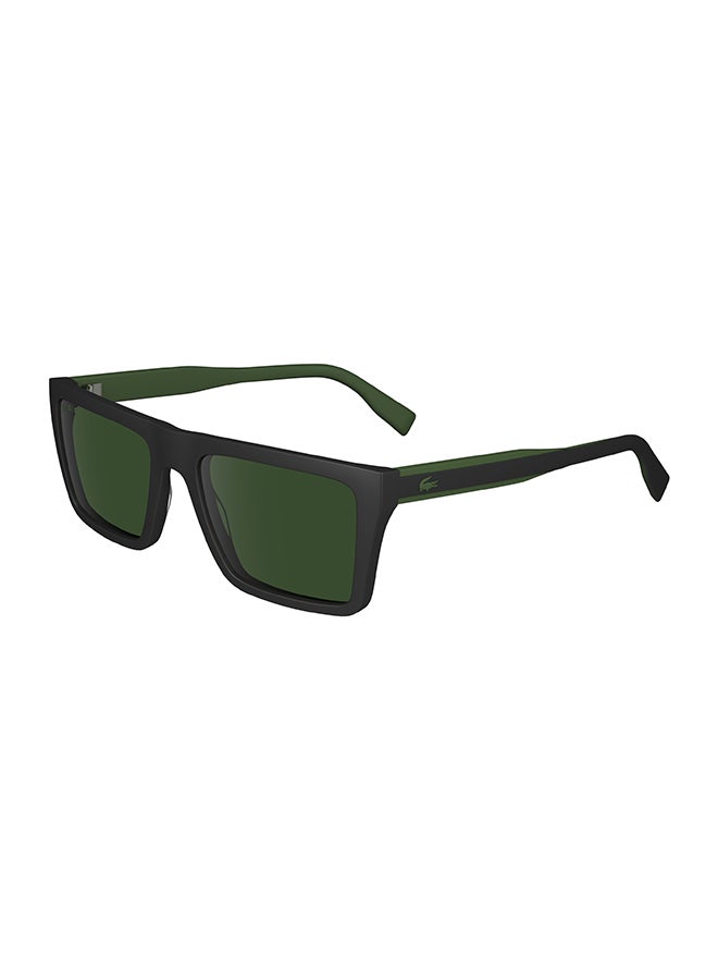 Men's UV Protection Rectangular Sunglasses - L6009S-002-5619 - Lens Size: 56 Mm