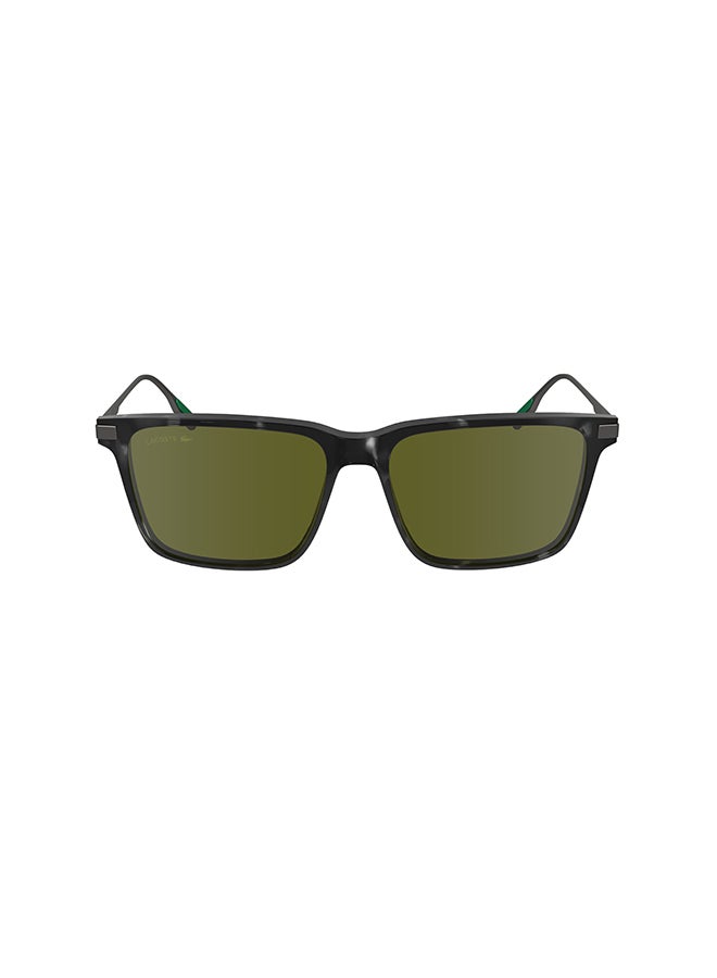 Men's UV Protection Rectangular Sunglasses - L6017S-240-5517 - Lens Size: 55 Mm