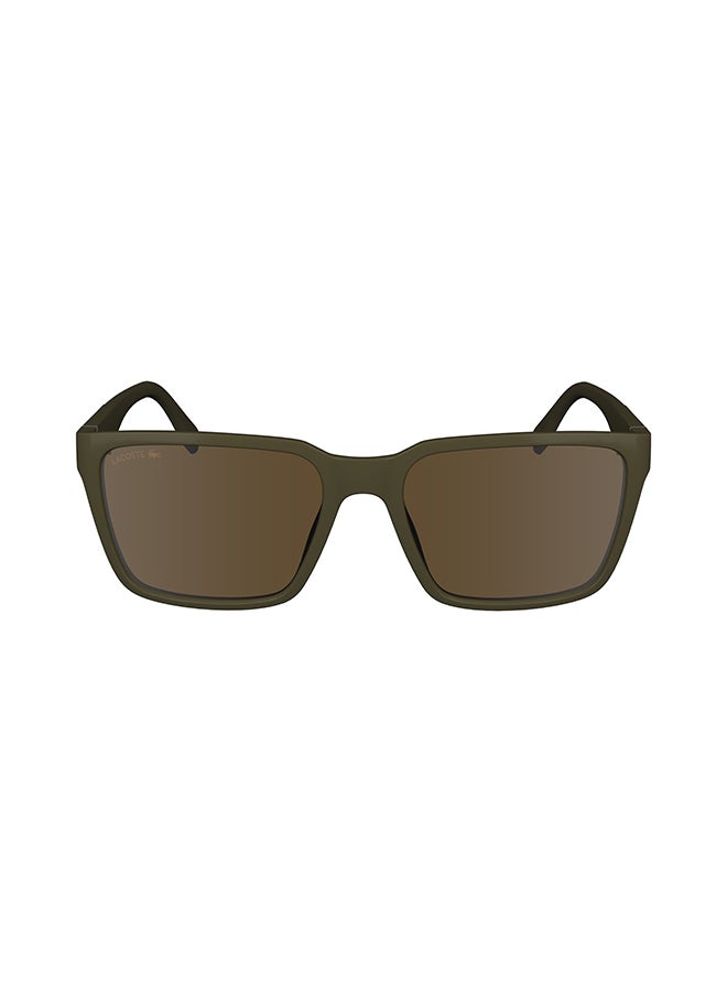Men's UV Protection Rectangular Sunglasses - L6011S-210-5618 - Lens Size: 56 Mm