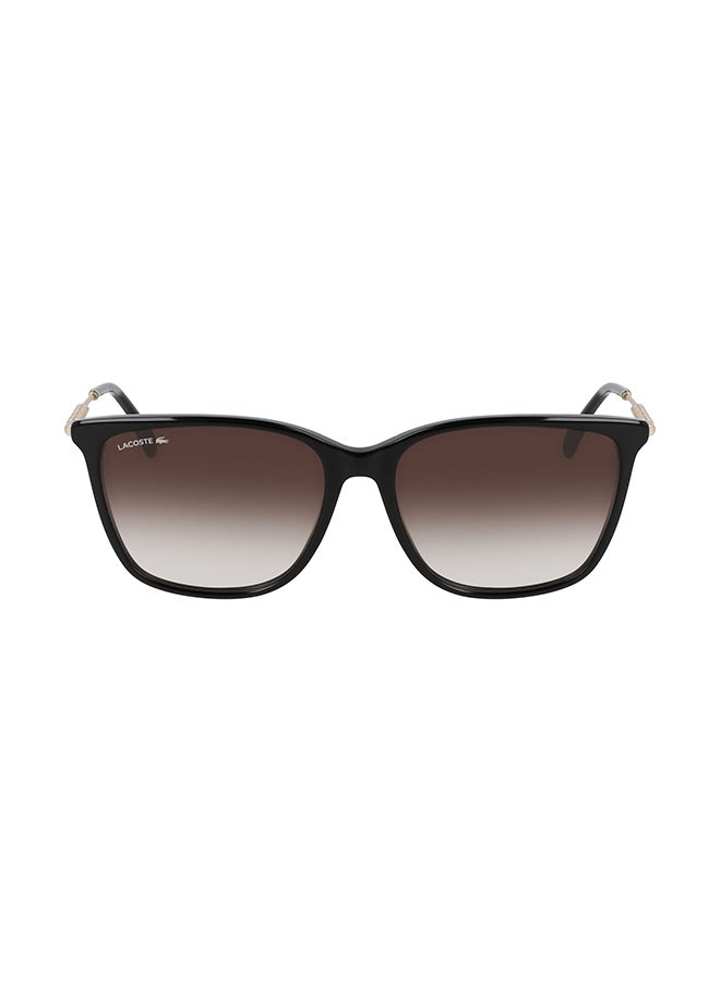 Women's UV Protection Rectangular Sunglasses - L6016S-001-5716 - Lens Size: 57 Mm