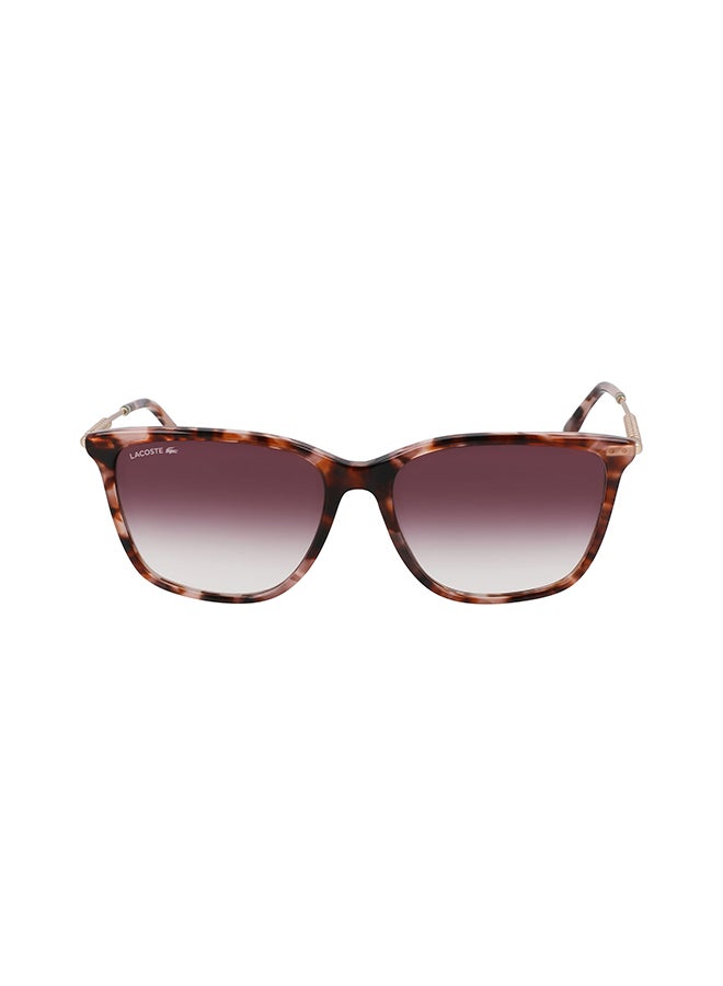 Women's UV Protection Rectangular Sunglasses - L6016S-272-5716 - Lens Size: 57 Mm
