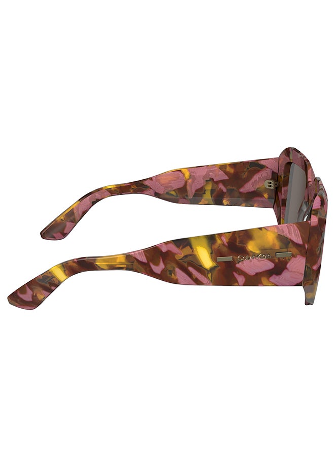 Women's UV Protection Rectangular Sunglasses - CK23536S-663-5419 - Lens Size: 54 Mm