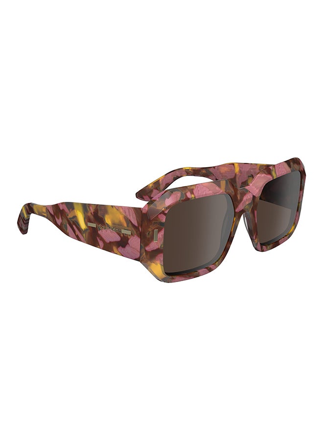 Women's UV Protection Rectangular Sunglasses - CK23536S-663-5419 - Lens Size: 54 Mm