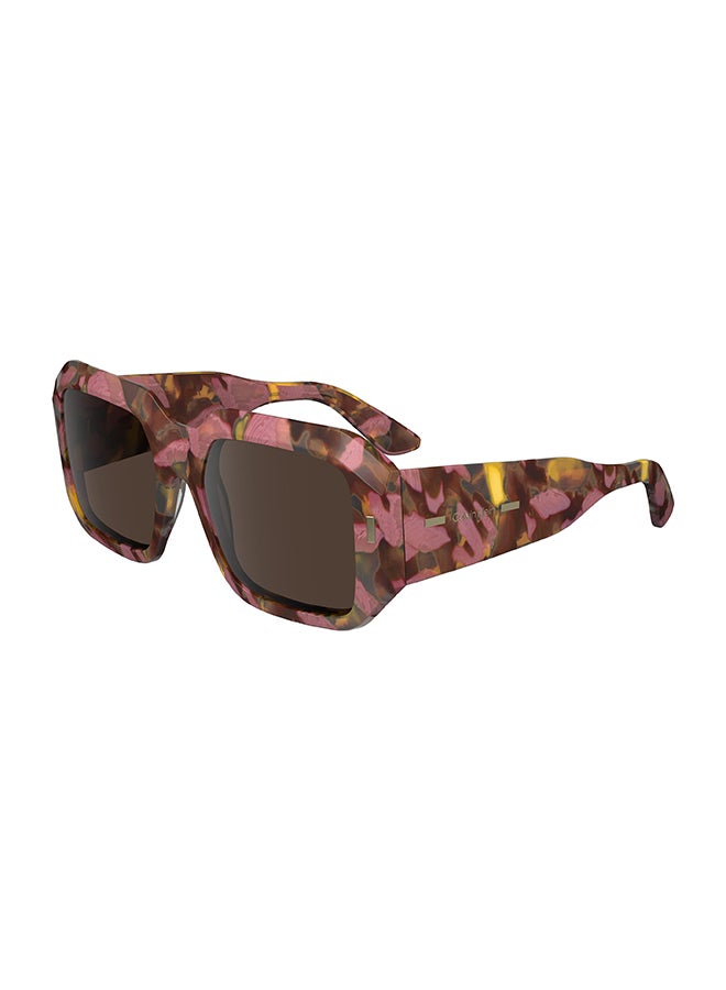 Women's UV Protection Rectangular Sunglasses - CK23536S-663-5419 - Lens Size: 54 Mm
