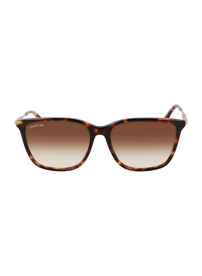Women's UV Protection Rectangular Sunglasses - L6016S-230-5716 - Lens Size: 57 Mm
