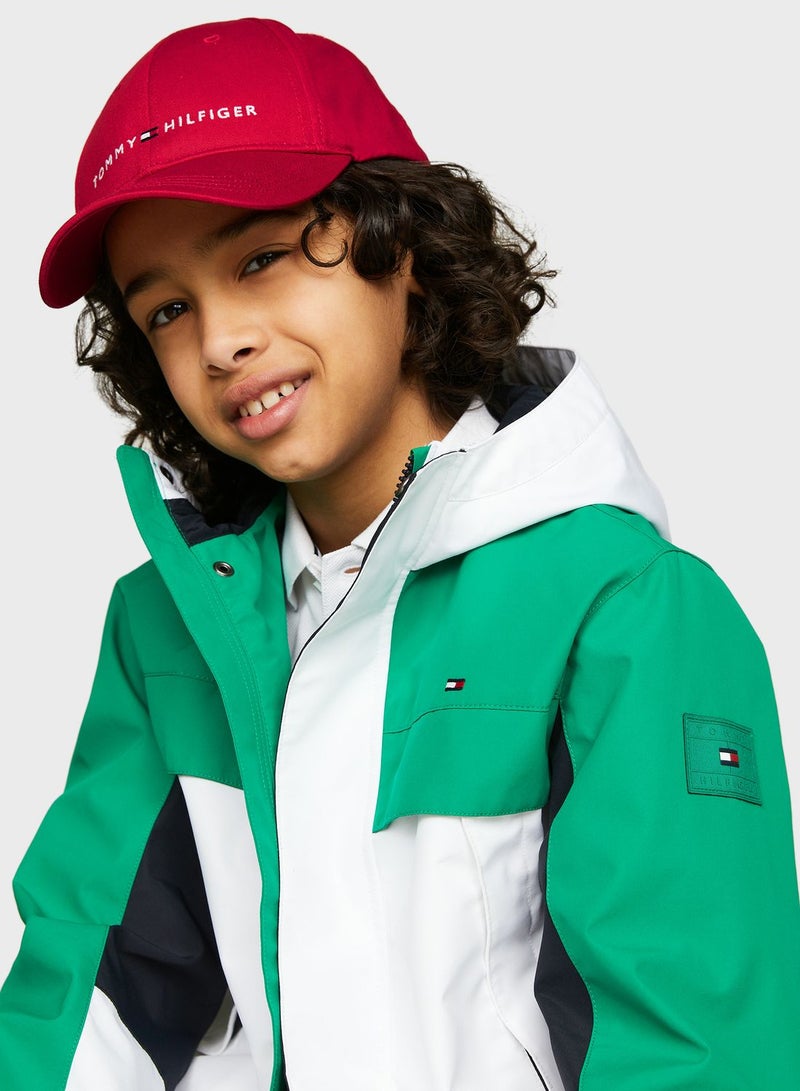 Kids Logo Peak Curved Cap