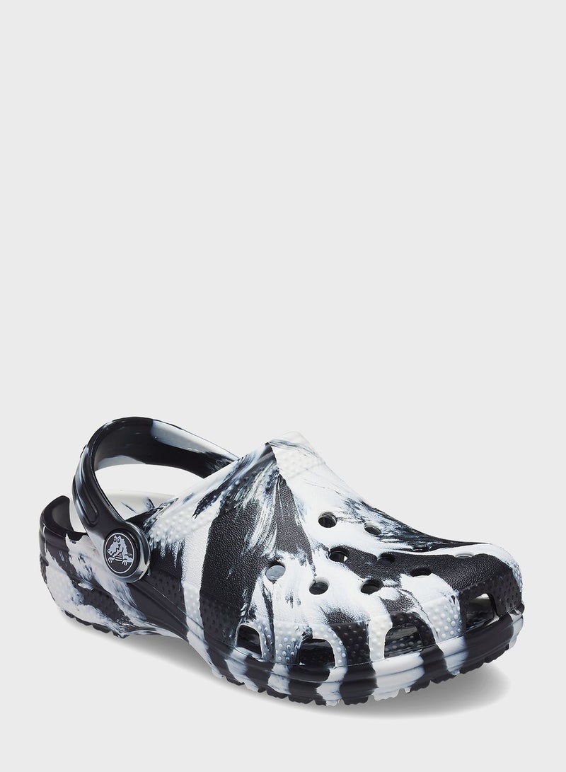 Kids Classic Marbled Clog Sandals