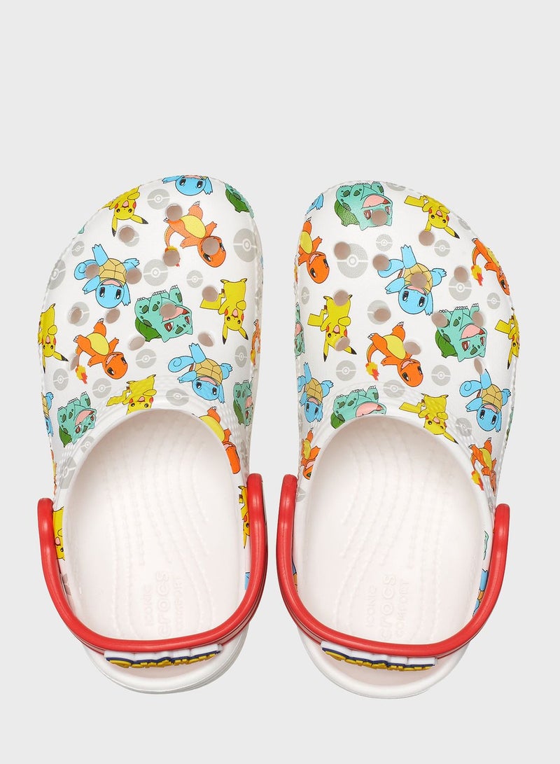 Kids Pokemon Classic Clog Sandals