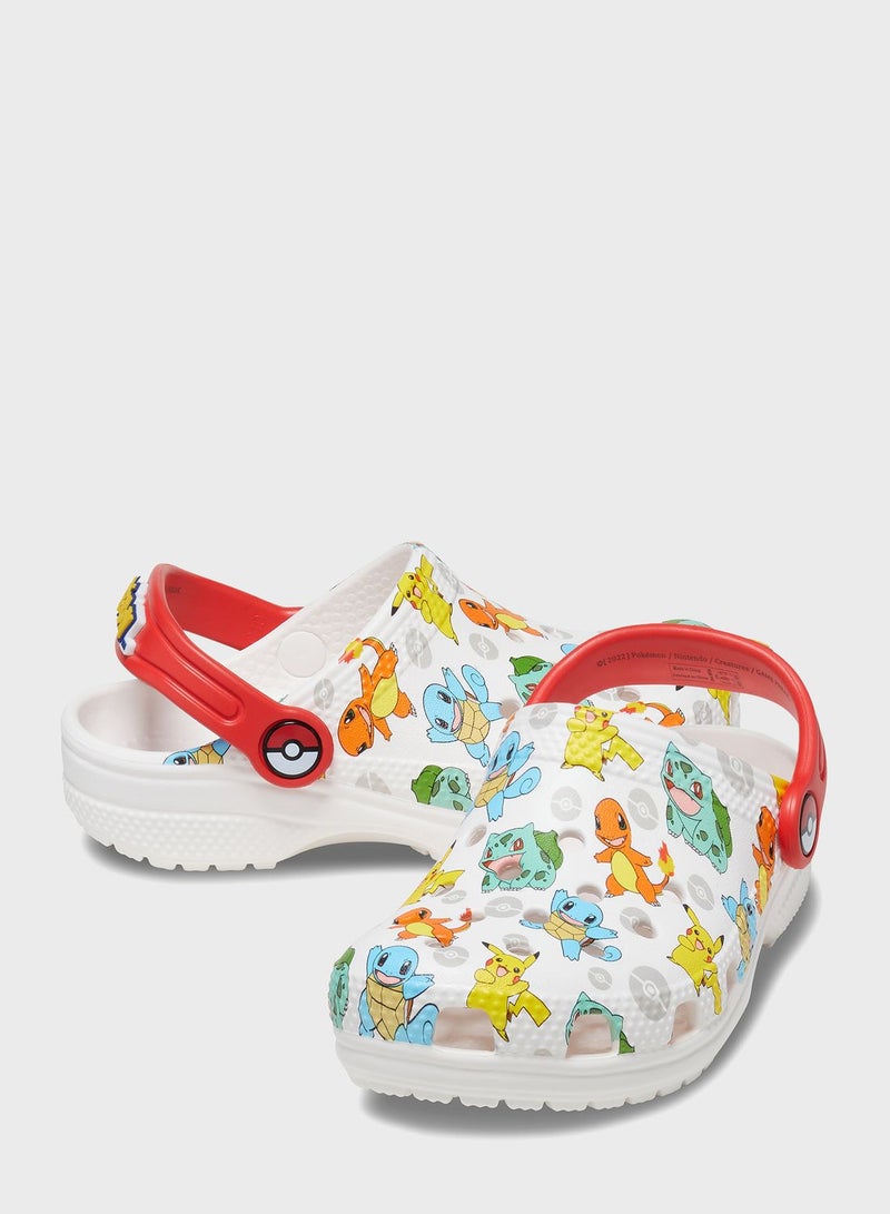 Kids Pokemon Classic Clog Sandals