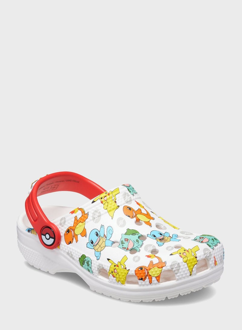 Kids Pokemon Classic Clog Sandals