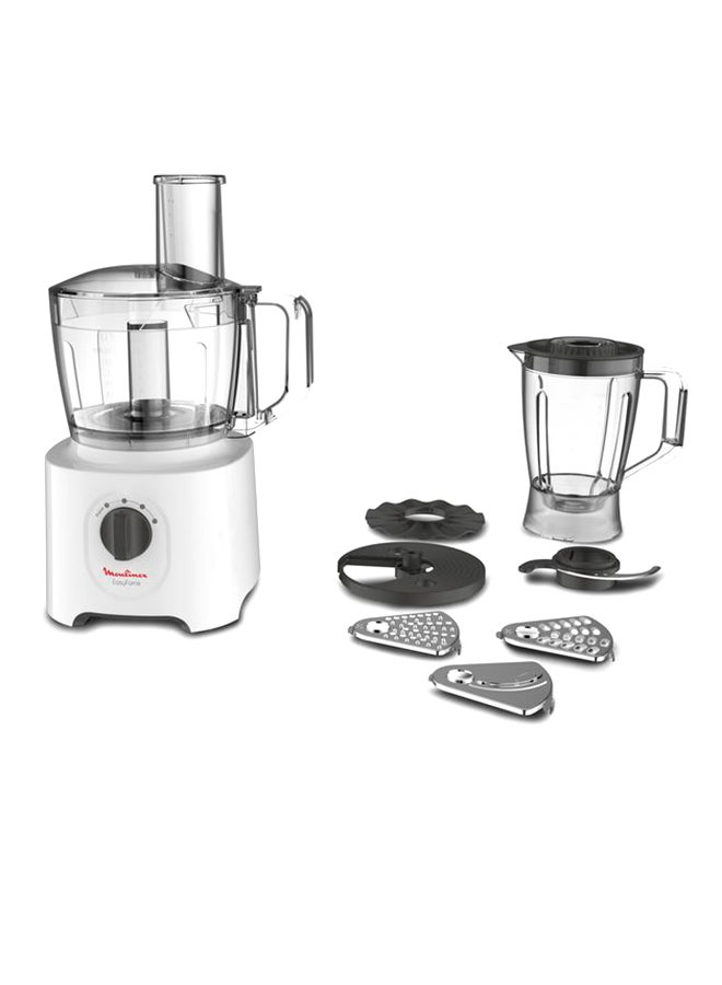 Easy Force Food Processor With 25Functions 2.4 L 800 W FP247127 White