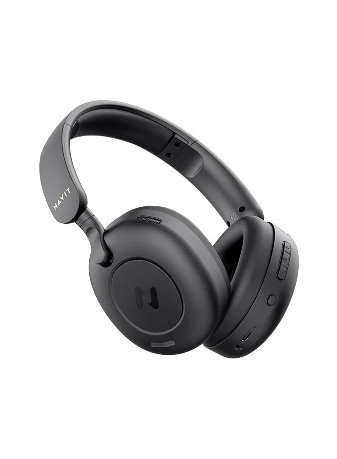 Ultra wireless noise cancelling headphones with spatial audio, over-ear headphones with microphone, up to 24 hours of battery life