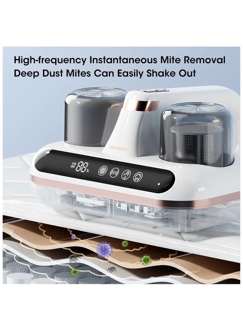 Cordless dust mite vacuum cleaner, mattress cleaner, unfair suction for books, bed pillows, clothes, sofa, new, 10000Pa UV