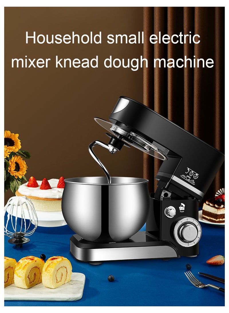5L Stainless Bowl Electric Food Stand Mixer Chef Milkshake Beater Cream Egg Whisk Blender Cake Dough Kneading Machine