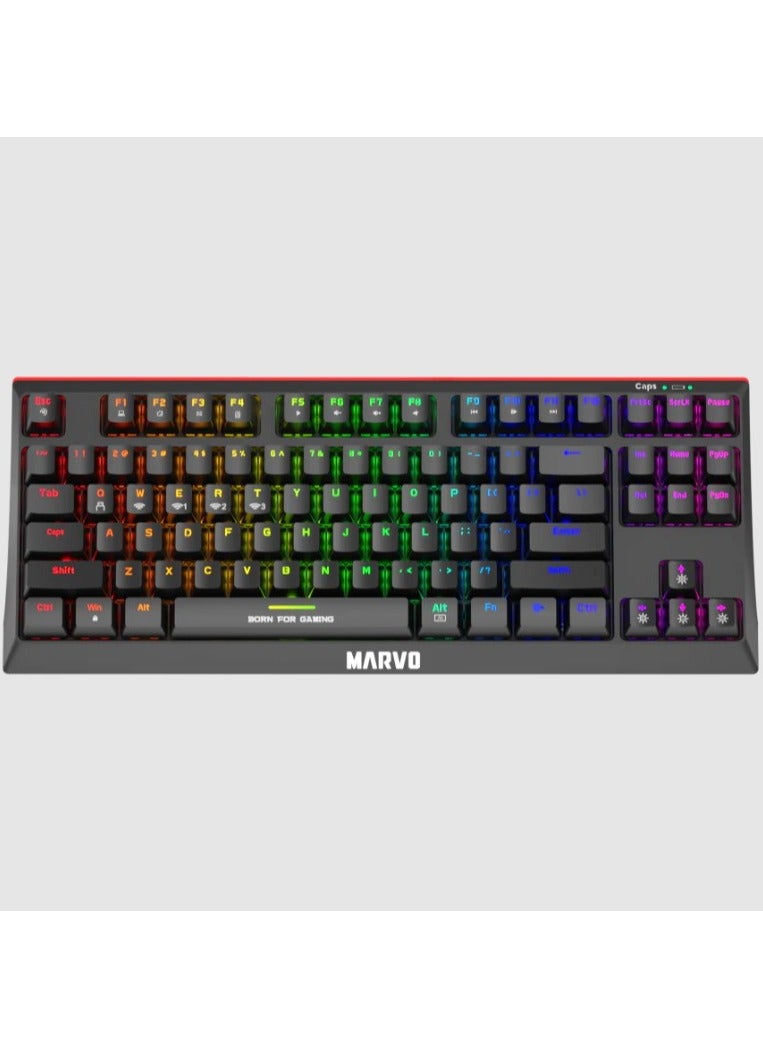 MARVO KG953W EN-R Wireless Gaming Keyboard with TYPE-C Cable