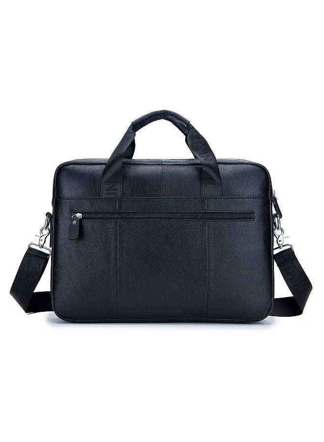 Men Leather Messenger Bag Satchel Bag Crossbody Shoulder Bag for Office School College Business Travel Bag